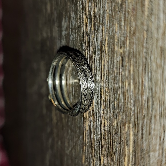New Sterling Silver Turquoise and coral sterling silver 💍 Ring Size 7.5 - Picture 3 of 7